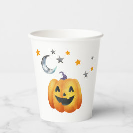 Vasos De Papel Pequeño Boo Halloween Calabaza Baby Shower