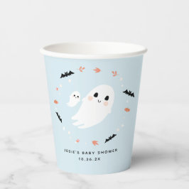 Vasos De Papel Pequeño Boo Halloween ducha de bebé tazas de papel