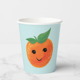 Vasos De Papel Pequeño Naranja Cutie taza de papel