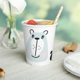 Vasos De Papel Pequeño oso oso gracioso