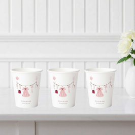 Vasos De Papel Pequeño querido Personalizado de San Valentín de B