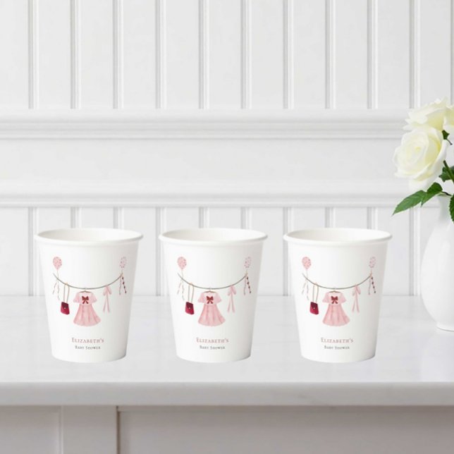 Vasos De Papel Pequeño querido Personalizado de San Valentín de B (Subido por el creador)