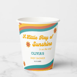 Vasos De Papel Pequeño rayo de luz solar género Baby Shower neutr