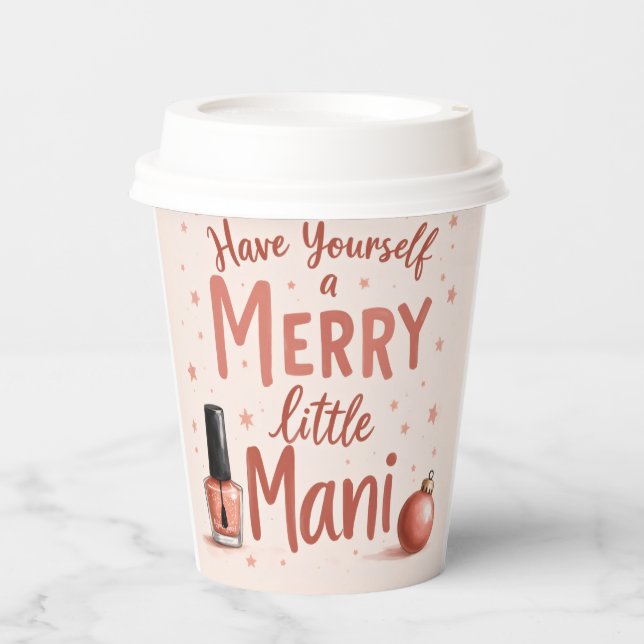 Vasos De Papel  Perfect  for those nail crazy ladies, paper cups (Anverso)