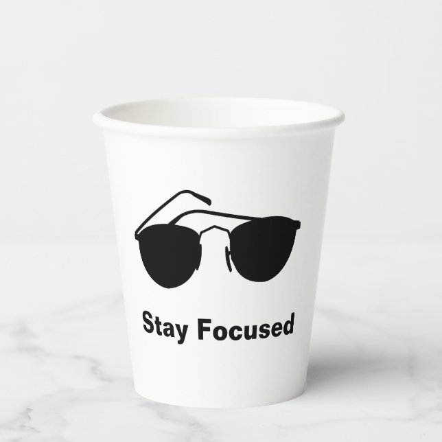 Vasos De Papel Permanecer centrado en 2026 (Anverso)