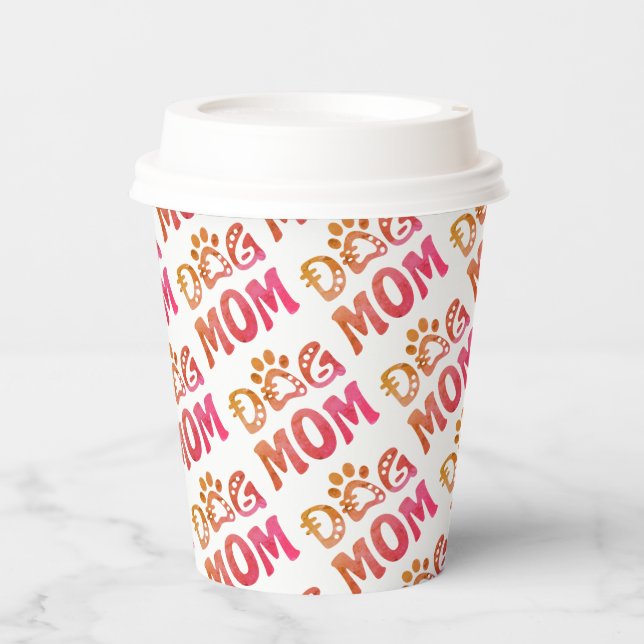 Vasos De Papel Perro Mamá (Anverso)
