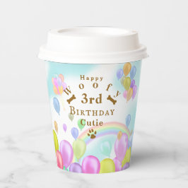 Vasos De Papel Perro Mascota de globo