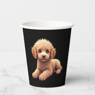 Vasos De Papel Perros Gráficos de perro callejero con animales ca