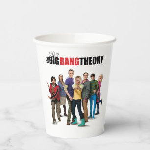Vasos De Papel Personajes de la Teoría del Big Bang
