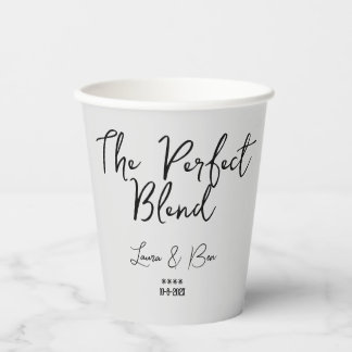 Vasos De Papel Personaliza La Mezcla Perfecta, El Té/Café