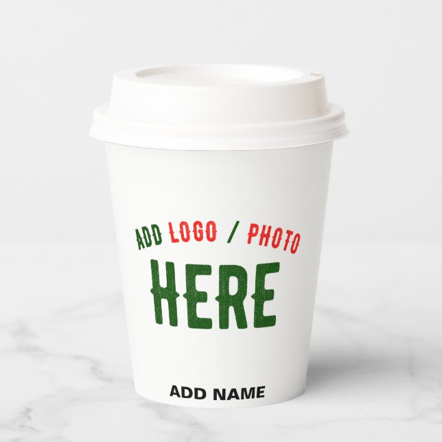 VASOS DE PAPEL PERSONALIZABLE MODERNO ESTILO BLANCO VERIFICADO MA (Anverso)