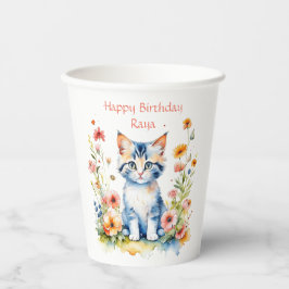 Vasos De Papel Personalizada la fiesta de cumpleaños del Chica Li