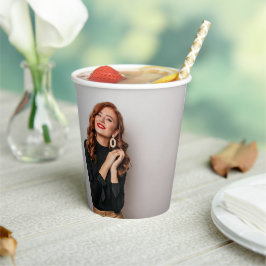Vasos De Papel Personalizado 2 Fotos Fiesta Fotografía selfie