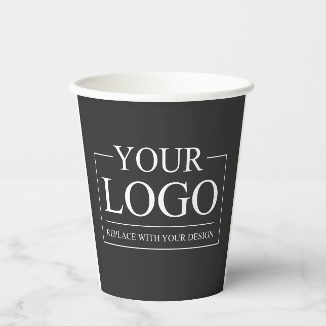 Vasos De Papel Personalizado Business ADD LOGO Company Profesiona (Anverso)