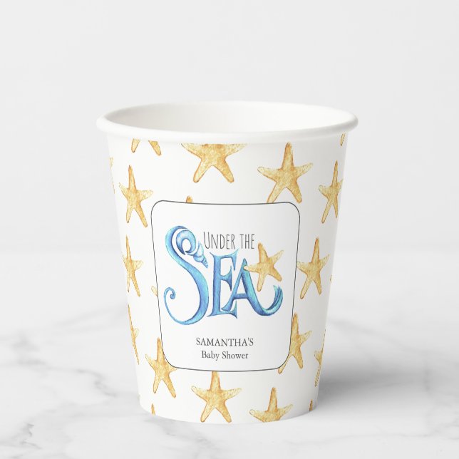 Vasos De Papel Personalizado Cups de papel Baby Shower (Anverso)