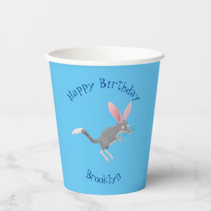 Vasos De Papel Personalizado de bilby australiano feliz