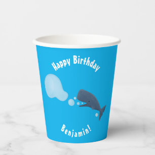 Vasos De Papel Personalizado de burbujas de esperma de esperma