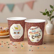 Personalizado de donut para bebé, Baby Shower y Sp