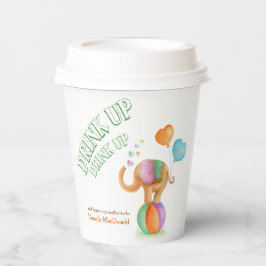 Vasos De Papel Personalizado de ducha para bebés con cuadros de e