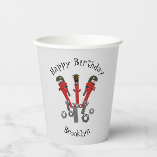 Vasos De Papel Personalizado de humor de herramientas monstruosas