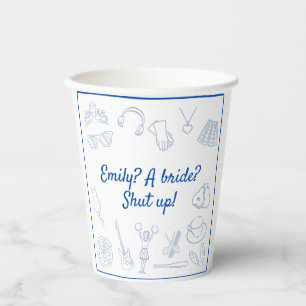 Vasos De Papel Personalizado de la princesa de cine de principios