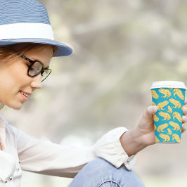 Vasos De Papel Personalizado de rana amarilla