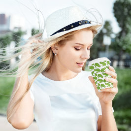 Vasos De Papel Personalizado de rana verde