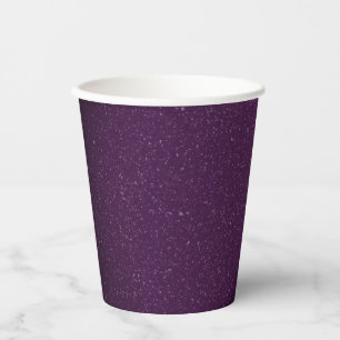 Vasos De Papel Personalizado Deep Cosmic Purple Paper Cups - Bulk