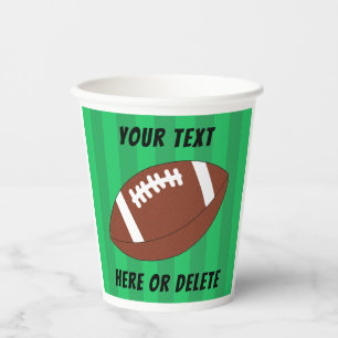 Vasos De Papel Personalizado deportivo de Football Field