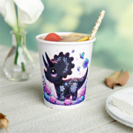 Vasos De Papel Personalizado divertida Dinosaur Baby Shower