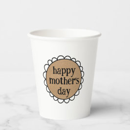 Vasos De Papel Personalizado FELIZ DÍA DE LA MADRE
