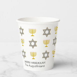 Vasos De Papel Personalizado Hanukkah