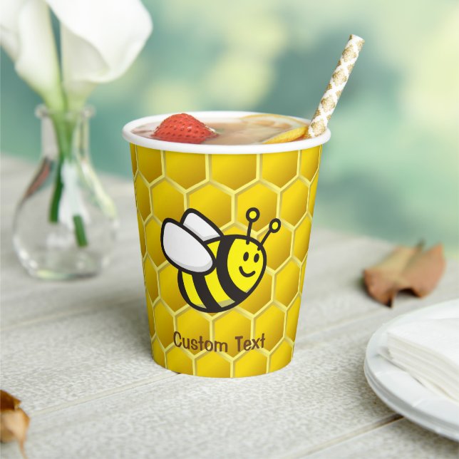 Vasos De Papel Personalizado Honeybee (in situ)