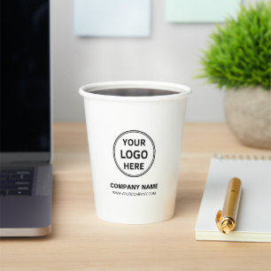 Vasos De Papel Personalizado Logo Business