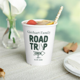 Vasos De Papel Personalizado moderno Personalizado de viaje famil