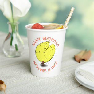 Vasos De Papel Personalizado personalizado de queso de ratón lind