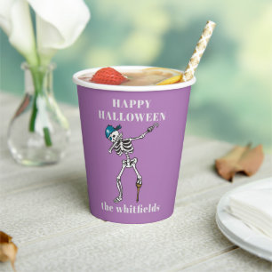 Vasos De Papel Personalizado pirata de Dabbing de Halloween con t