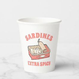 Vasos De Papel Personalizado Portugal Lover Sardinas color rosa c