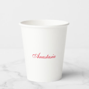 Vasos De Papel Personalizado profesional de nombres de escritura