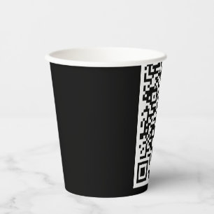 Vasos De Papel Personalizado Sus Cups De Papel De Código QR Elija