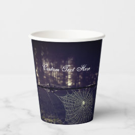Vasos De Papel Personalizado Texto/ Caer Espeluznante Creepy Spid