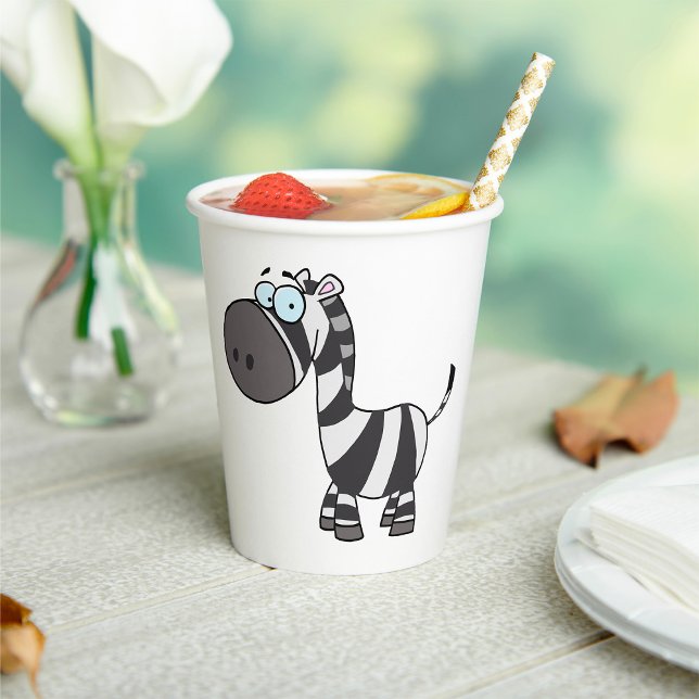Vasos De Papel Personalizado Zebra (Subido por el creador)