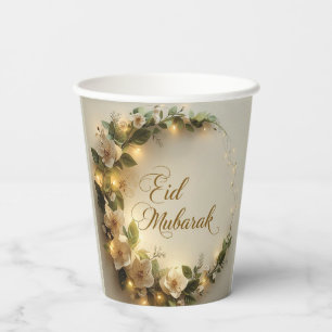 Vasos de papel personalizados Eid Mubarak DECORACI