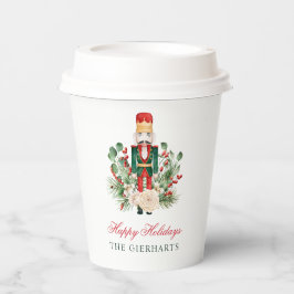 Vasos De Papel Personalizados Navidades de Nutcracker Felices Fie