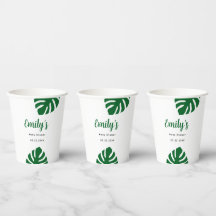 Vasos de papel personalizados para Baby Shower Saf