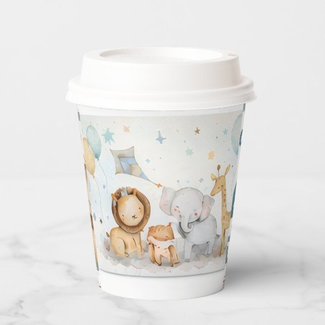 Vasos de papel personalizados para cumpleaños – Sa (Anverso)