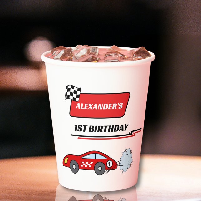 Vasos de papel personalizados para el 1er cumpleañ (Subido por el creador)