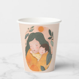 Vasos De Papel Personalized Boho Botanical Watercolor Celebration