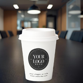 Vasos De Papel Personalized Company Logo  | Custom Business Gift 