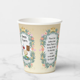 Vasos De Papel Pesach Seder Kosher seis diferentes alimentos de p